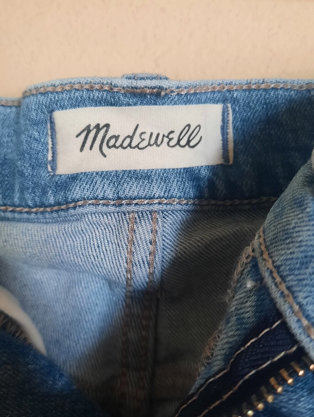 Madewell The Perfect Vintage Jeans Light Blue Women’s High-Rise Straight Jeans - Picture 2 of 9